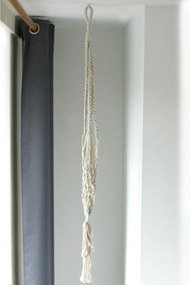 Macramé závesný držiak na kvetináč (dlhý)