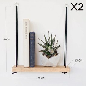 Boho polička, 2 ks