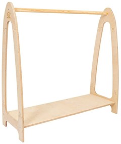 Detský vešiak v dekore borovice v prírodnej farbe 98x96 cm Montessori – Meowbaby