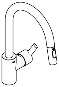 GROHE 31486001 - Drezová batéria FEEL lesklý chróm