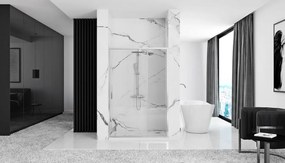 Rea Rapid Swing, 1-krídlové sprchové dvere 120 x 195 cm, 6mm číre sklo, chrómový profil, REA-K5456