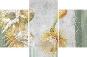 Obraz - Rozkvitnuté kaktusy (90x60 cm)