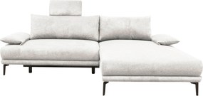 XXXLutz ROHOVÁ SEDAČKA, textil, biela MID.YOU - Sedačky - 001574003001