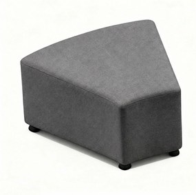 Sedačka LEA, trojuholník, tmavo sivá