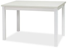 Jedálenský stôl Alfred (biela matná + biela matná) (pre 4 osoby). Vlastná spoľahlivá doprava až k Vám domov. 1049836