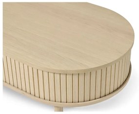 Konferenčný stolík v dekore duba v prírodnej farbe 60x120 cm Meta – Unique Furniture