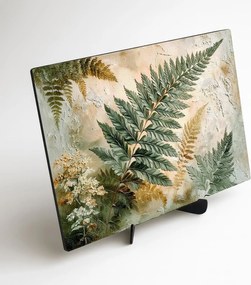 DUBLEZ | Zelený obraz na stenu - Paprade