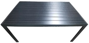 Stôl Douglas čierny 150x90 cm