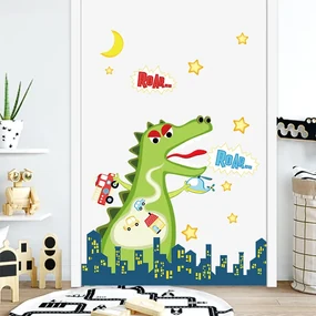 Samolepka na stenu "Godzilla" 73x80cm