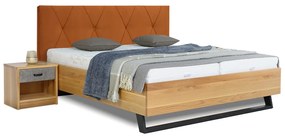 FINES DRAVA KDB 180x200 dubová posteľ