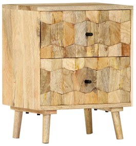 Nočný stolík 40x30x50 cm, mangový masív 247722