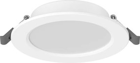 Mexen LDRR, LED stropné svietidlo na zapustenie, priemer 12 cm 12 cm, 6W, studená - 6500K, 600 lm, biela - L210-012-0665-20