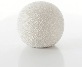 DEKORAČNÁ GUĽA RISO 8X7 CM KRÉMOVÁ