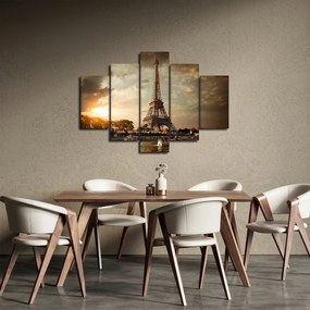 Obraz - Eiffelova veža, Paríž, Francúzsko (150x105 cm)