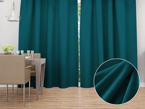 Biante Zamatový záves Velvet Prémium SVP-025 Petrolejový 135x250 cm