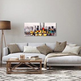 Obraz - Maľba veľkomesta (120x50 cm)