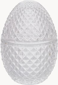 Sklenená veľkonočná úložná dóza Eggie