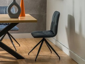 Jedálenský stôl 180 cm Cecily (dub + čierny mat) (pre 6 až 8 osôb). Vlastná spoľahlivá doprava až k Vám domov. 1050072