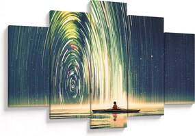 Obraz - Stred vesmíru (150x105 cm)