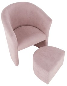 Kreslo s taburetom ROSE Tempo Kondela