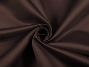 Biante Saténový záves LUX-L042 Čokoládovo hnedý 140x170 cm