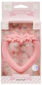 A Little Lovely Company Hryzátko: Srdiečko ružová