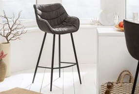 Barová stolička The Dutch Comfort sivá