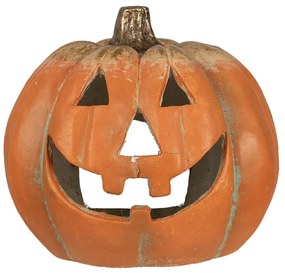 Oranžová dekorácia tekvice Halloween - 36*33*32 cm