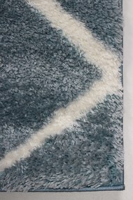 Koberec Boho 613 BLUE/CREAM rozmery koberec: 120x170 cm