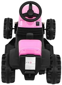 Ramiz Elektricky Elektrický traktor s vlečkou - ružový - motor - 1 x 25W - batéria - 6V/4,5Ah - 2022