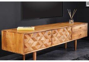 TV-skrinka 43736 Alpine 145cm Drevo Acacia Honey - Komfort-nábytok