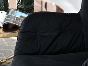 Kreslo Meryl (čierna + zlato). Vlastná spoľahlivá doprava až k Vám domov. 1110288