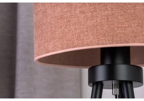 Duolla - Stolná lampa OVAL 1xE27/15W/230V pr. 30 cm ružová