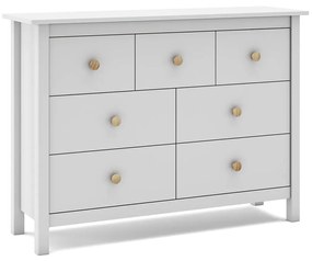 Komoda xamia 110 x 80 cm biela MUZZA