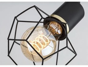 Rabalux 71067 - Bodové svietidlo FRAN 3xE27/40W/230V čierna