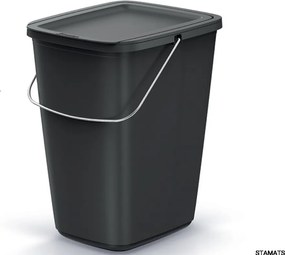 Odpadkový kôš COMPACTO FLAS 9 L čierny