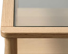 Dizajnový konferenčný stolík Dallan 120 cm prírodný dub