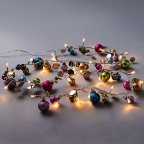 JOLLY LIGHTS LED Svetelná reťaz s USB s guličkami - ružová/modrá