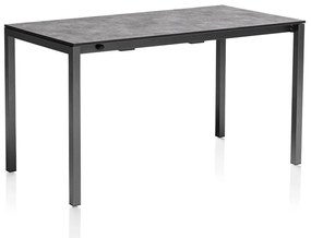 HPL rozťahovací stôl  antracit 140/210x70 cm