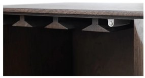 Tmavohnedá skrinka 90x130 cm Latina – Unique Furniture