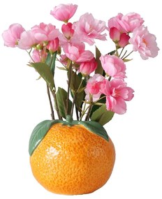 Keramická váza Orange 14x14x12,8 cm