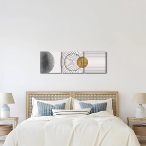 Obraz - Rustic Arches N⁰1 (s hodinami) (90x30 cm)