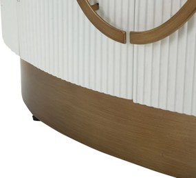 Komoda Tolosa 79 cm biela/jaseň