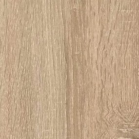 Kuchynská linka ADRIA 180/240 cm, dub sonoma/biela (marmur lux/lena)