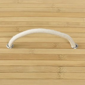 72 l bambusový košík na bielizeň s vekom a vreckom