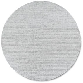 Biely ručne tkaný vlnený okrúhly koberec ø 160 cm Francois – Villeroy&amp;Boch