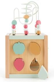 Bieco - Motorická kocka s labyrintom - berry