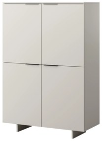 Cama Vysoká komoda Alma 4D - béžová
