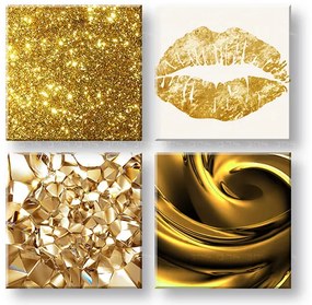 Obraz na stenu Golden kiss | rôzne rozmery
