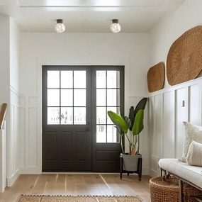 Stropné svietidlo LAVA 1xG9/8W/230V bronzové/dymovo-béžové